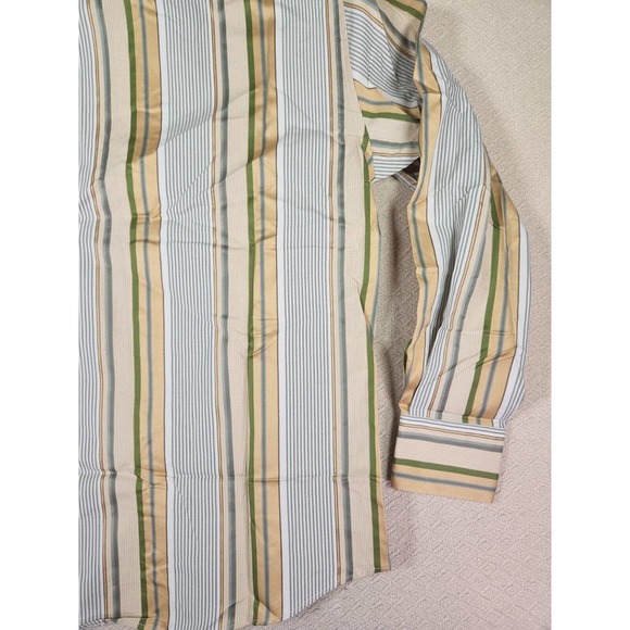 Claiborne Shirt Mens Small S‎ Modern Cotton Button Up Striped Collared NWT - Picture 11 of 12
